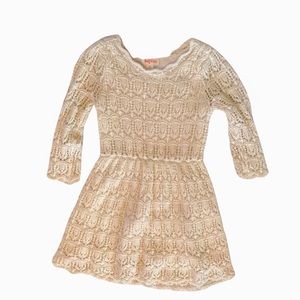 Cat and jack 4T cream lace dress